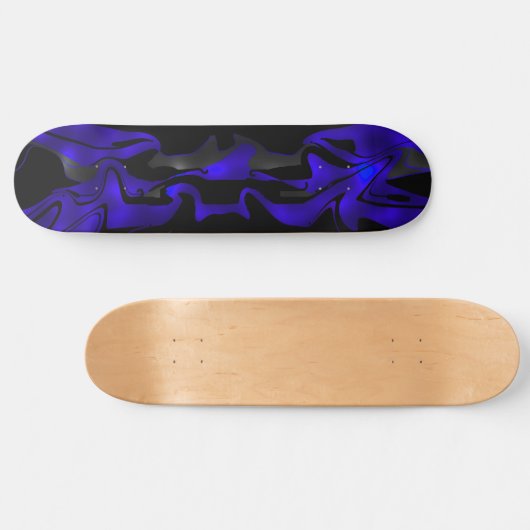 Skateboard Blue Glow (Horizontal)
