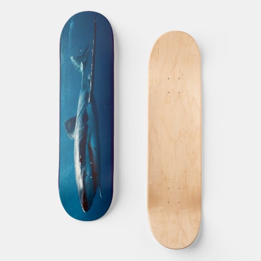 Skateboard Blue Shark Predator. (Vorderseite)