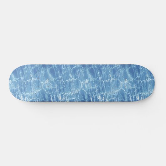Skateboard "Blue Water Waves" (Horizontal)