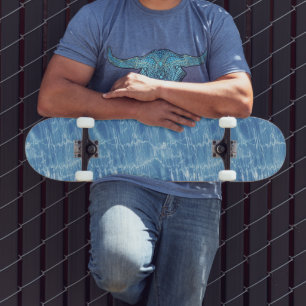 Skateboard "Blue Water Waves"