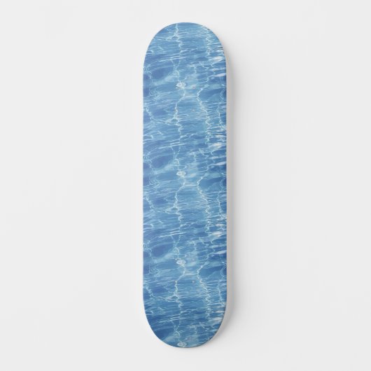 Skateboard "Blue Water Waves" (Vorderseite)