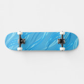 Skateboard-Blue Waves Skateboard (Horizontal)