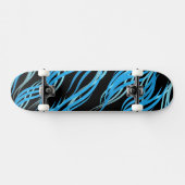 Skateboard-Blue Waves Skateboard (Horizontal)
