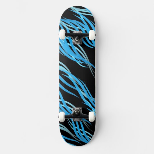 Skateboard-Blue Waves Skateboard (Vorderseite)