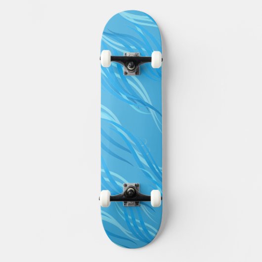 Skateboard-Blue Waves Skateboard (Vorderseite)