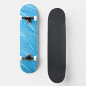 Skateboard-Blue Waves Skateboard (Vorderseite)