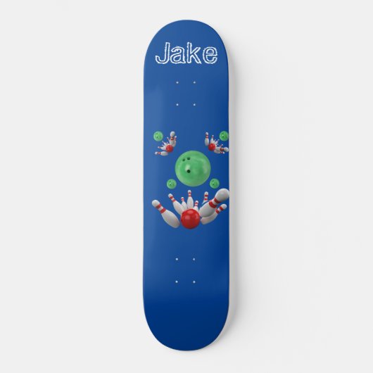 Skateboard-Bowling Skateboard (Vorderseite)