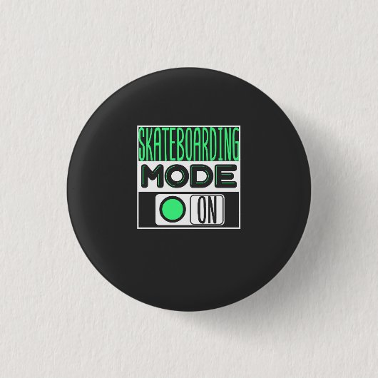 Skateboard Button (Vorderseite)