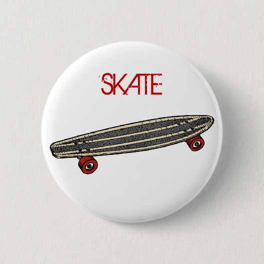 Skateboard Button (Vorderseite)
