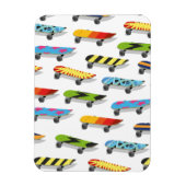 Skateboard Cartoon. Magnet (Vertikal)