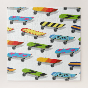 Skateboard Cartoon. Puzzle