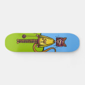 Skateboard, Cat Girl Skateboard (Horizontal)
