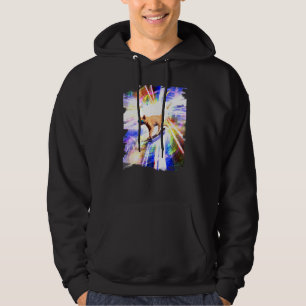 Skateboard Cat Kitten Skaten Trippy Skateboard Hoodie