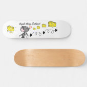 Skateboard Cheesy Skateboard Maus (Horizontal)