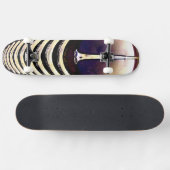 Skateboard Classic Car Chrome Grille. (Horizontal)