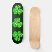 Skateboard Clovers - Benutzerdefinierte Farben (Vorderseite)