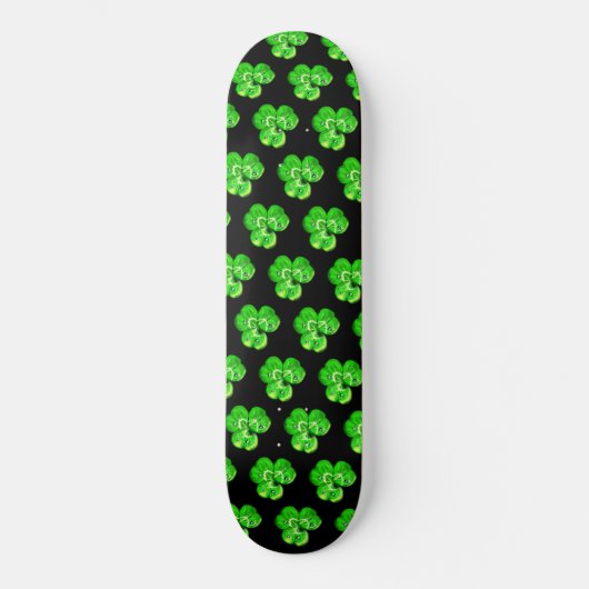 Skateboard Clovers - Benutzerdefinierte Farben (Vorderseite)
