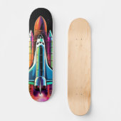 Skateboard Cohete lanzado al espacio (Vorderseite)