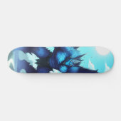 Skateboard Colosal monstruo azul del bosque (Horizontal)
