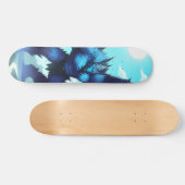 Skateboard Colosal monstruo azul del bosque (Horizontal)