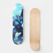 Skateboard Colosal monstruo azul del bosque (Vorderseite)