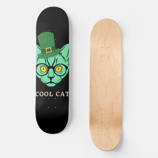 Skateboard Cool Cat (Vorderseite)