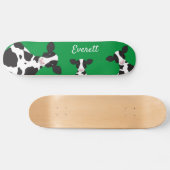 Skateboard "Cow Green Animal Name" (Horizontal)