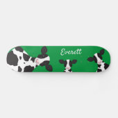 Skateboard "Cow Green Animal Name" (Horizontal)