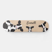 Skateboard "Cow Tan Animal Name" (Horizontal)