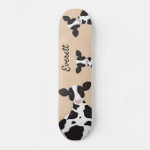 Skateboard "Cow Tan Animal Name" (Vorderseite)