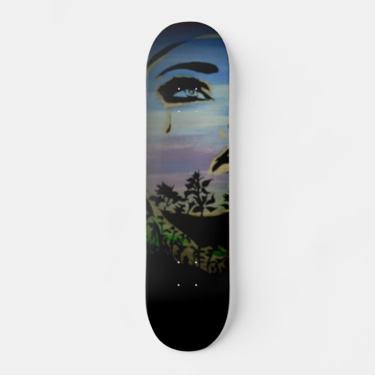 Skateboard "Cry Ghost" (Vorderseite)