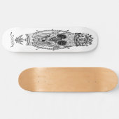 Skateboard Custom Skeleton Nautical King (Horizontal)