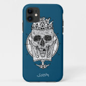 Skateboard Custom Skeleton Nautical King Case-Mate iPhone Hülle (Rückseite)