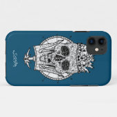 Skateboard Custom Skeleton Nautical King Case-Mate iPhone Hülle (Rückseite (Horizontal))