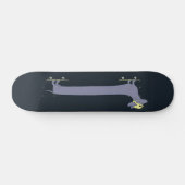 Skateboard-Dackel Hund-Langer Skater Funyy Skateboard (Horizontal)