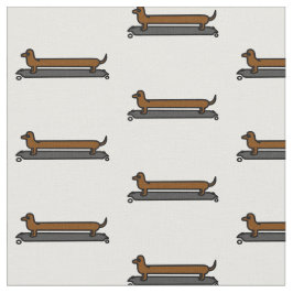 Skateboard-Dackel Stoff