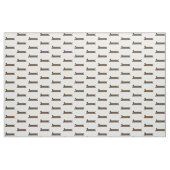 Skateboard-Dackel Stoff (Fat Quarter (45,7 x 55,9 cm))