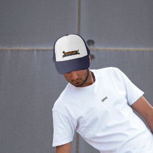 Skateboard-Dackel Truckerkappe