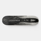 Skateboard Dark Frighening Zombie Warrior (Horizontal)