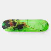 Skateboard Deck "Abstrakt grün" (Horizontal)