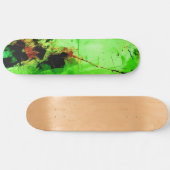 Skateboard Deck "Abstrakt grün" (Horizontal)