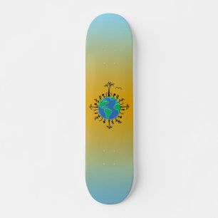 Skateboard-Deck am Earth Day Skateboard