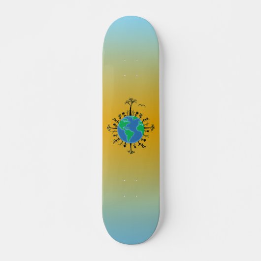 Skateboard-Deck am Earth Day Skateboard (Vorne)