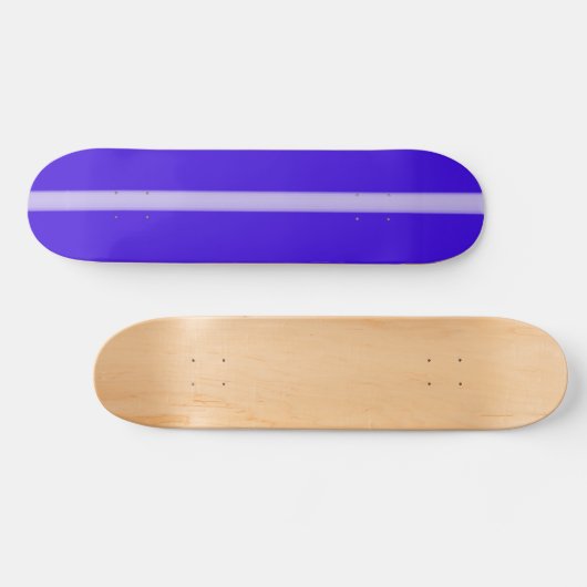 Skateboard Deck Blue Violet mit leichter violetter (Horizontal)