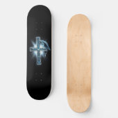 Skateboard Deck "Cross and Gargoyle" (Vorderseite)