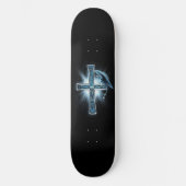 Skateboard Deck "Cross and Gargoyle" (Vorderseite)
