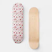 Skateboard-Deck der Gruppe der Roten Herzen Skateboard (Vorderseite)