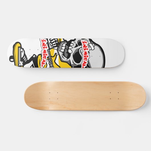 Skateboard-Deck des inimitierten Skull-Skaters Skateboard (Horizontal)