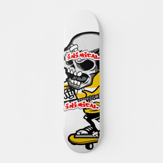 Skateboard-Deck des inimitierten Skull-Skaters Skateboard (Vorne)