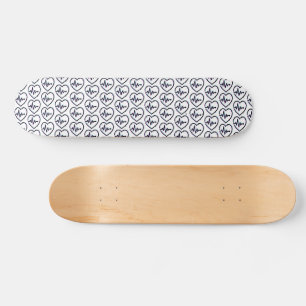 Skateboard-Deck für Herz-Karo Skateboard